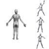 Creepypasta Horror Prop The Rake Morphsuit Costume For Kids And Adults