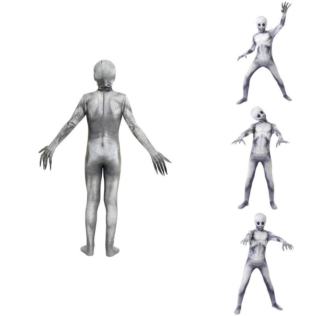 Creepypasta Horror Prop The Rake Morphsuit Costume For Kids And Adults