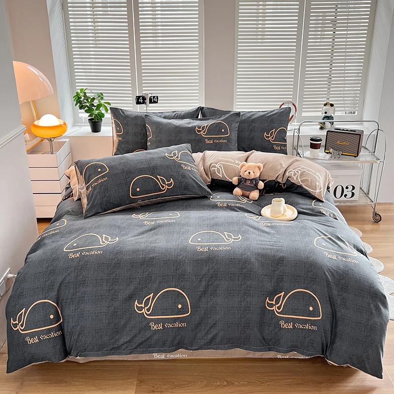 Chic Botanical Duvet Cover Garden Floral Bedding Set 4 Pieces Leaves Duvet Covers Set For Girls Women Farmhouse Comforter Cover