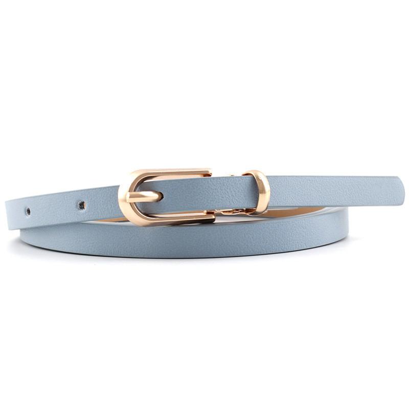Elegant Fashionable Ladies Faux Leather Waist Belt With Versatile Colors And Slim Style