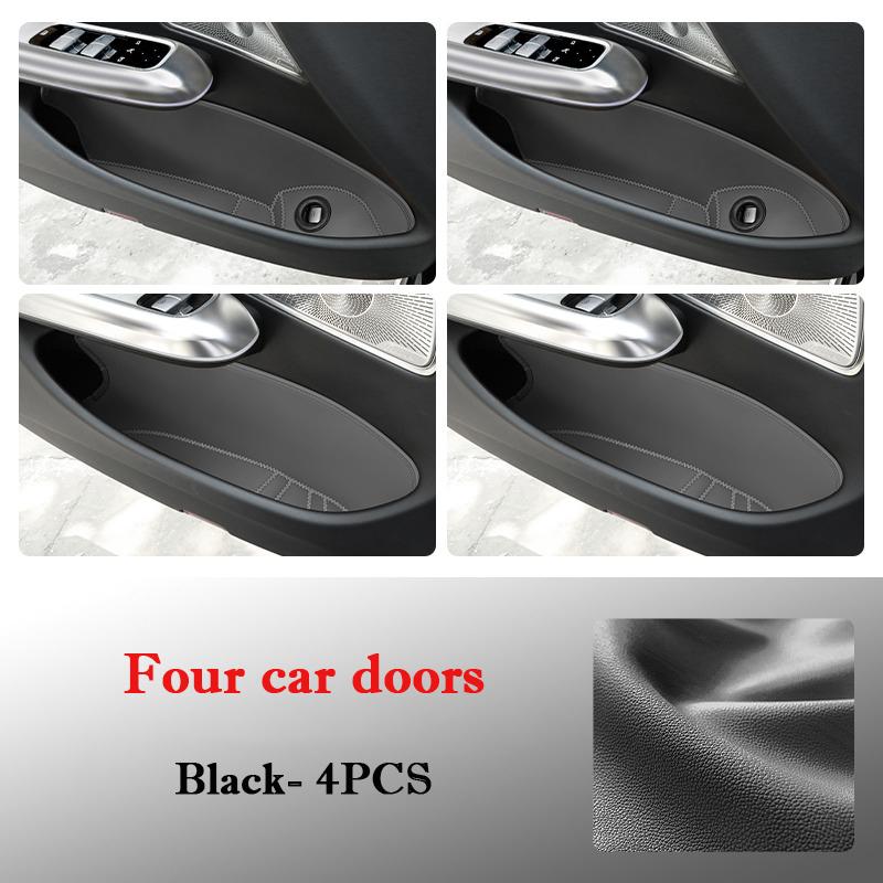 For BYD Yuan Up 2026 2026 Car Door Slot Storage Box Leather Door Groove Mat Protective Pad Storage Barrel Interior Accessories