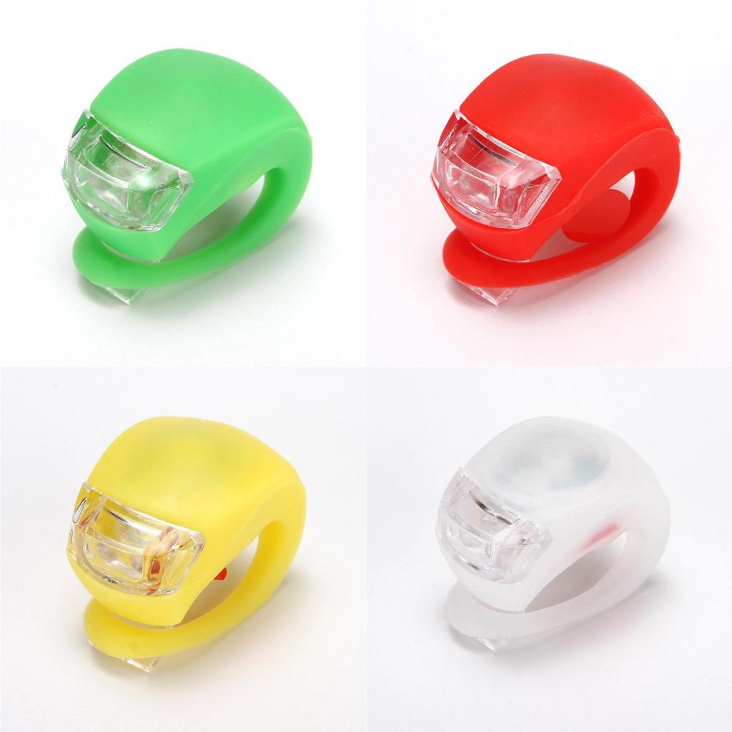 Bicycle Silicone Light With Led Single Eye For Night Visibility And Safety