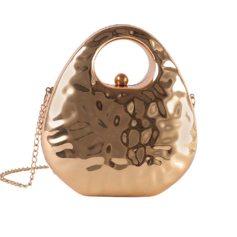 Iron Crossbody Bag Banquet Handbag New Shoulder Clutch Fashion Bags Luxury Women Evening Party Female Luxury Brand Small Purse 19x17.5x8cm золотой