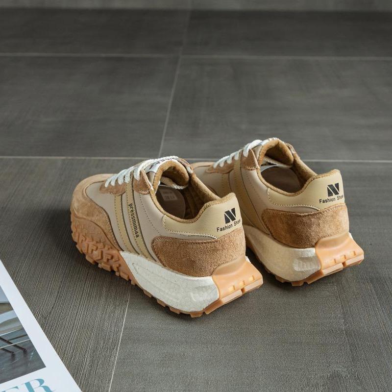 Lightweight Waffle Platform Station Women, Women's Shoes Autumn Velvet Sneakers Women