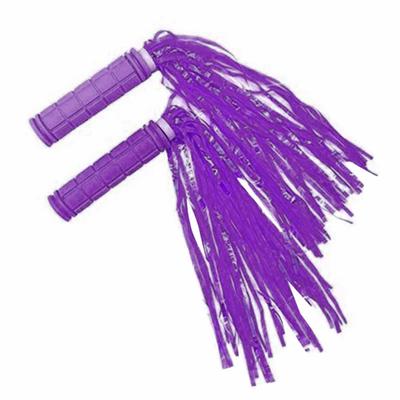 Poignées de Guidon de Vélo avec Serpentins à Pompons Serpentins de Guidon de Vélo pour Enfants Filles Garçons