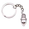 Electric Guitar Keychain Music Charm Graduation Memento Key Ring 28mm