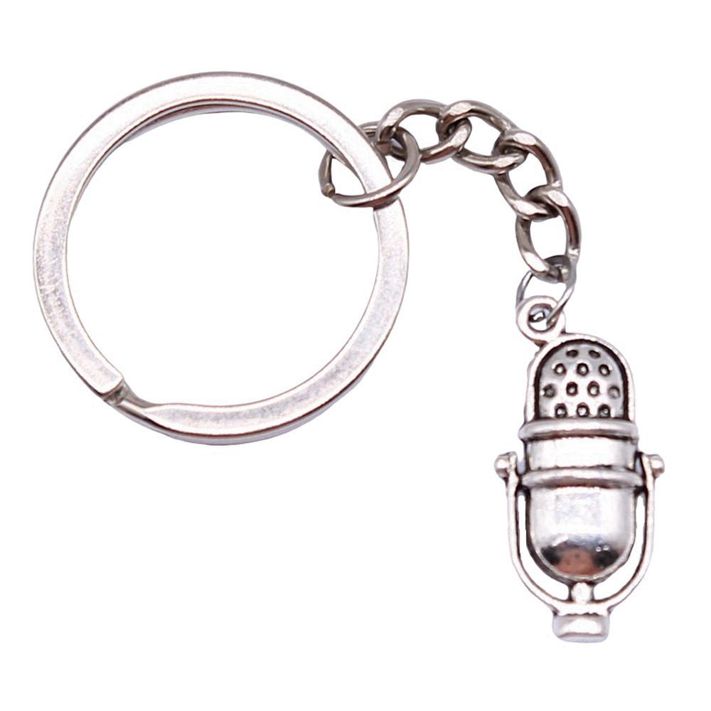 Electric Guitar Keychain Music Charm Graduation Memento Key Ring 28mm