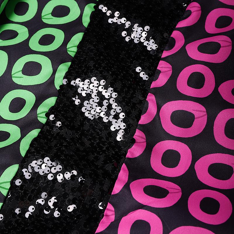 Oversized Women V Neck Batwing Sleeve Floral Print Casual Baggy Maxi Bohemia Dress