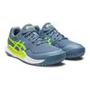 Asics Gel Resolution 9 GS Steel Blue Hazard Green Kids Sneakers 1044A067-400