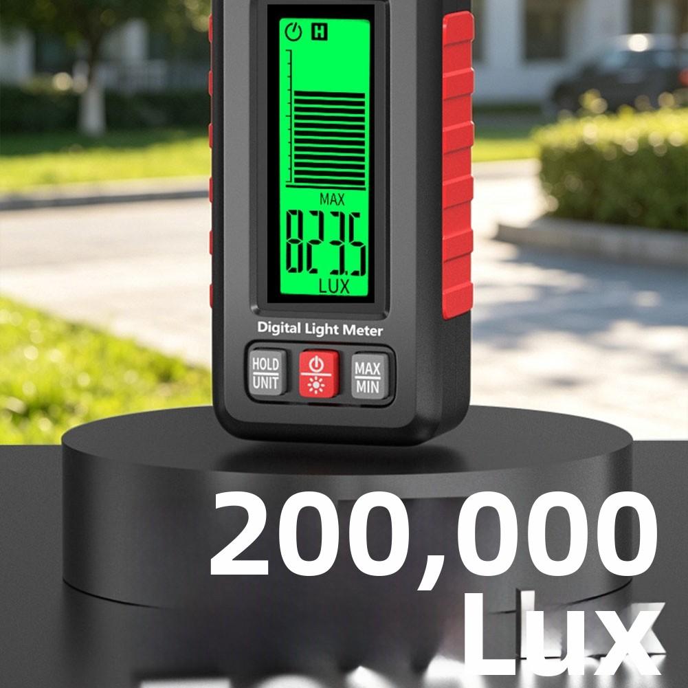 Digital Illuminance Meter BL-75 with Backlit LCD Display Measures 1000/10000/200000 LUX and 100/1000/20000 FC Units