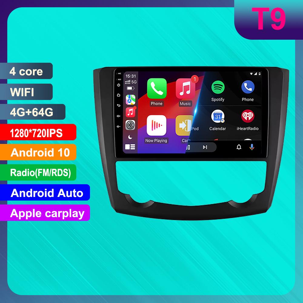 Renault Kadjar Android GPS Navigator & Reverse Camera with HD Smart Central Control and CarPlay.