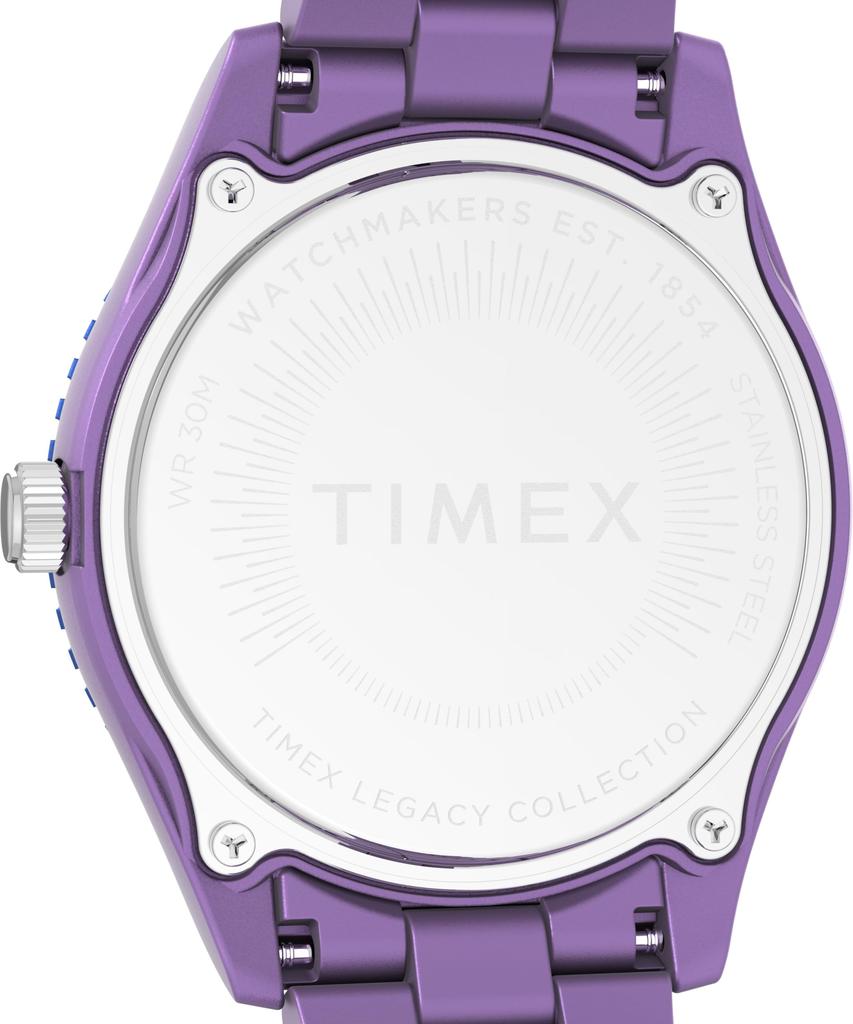 TIMEX Trend Watch Quartz Water Resistant Mineral Glass Light Purple Dial TW2Y04800 Unisex