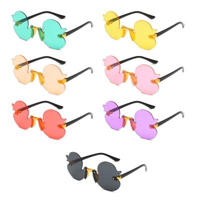 Cartoon Kinder Sonnenbrille Bunte Entenform Sonnenbrille Trendige Brille für Kinder