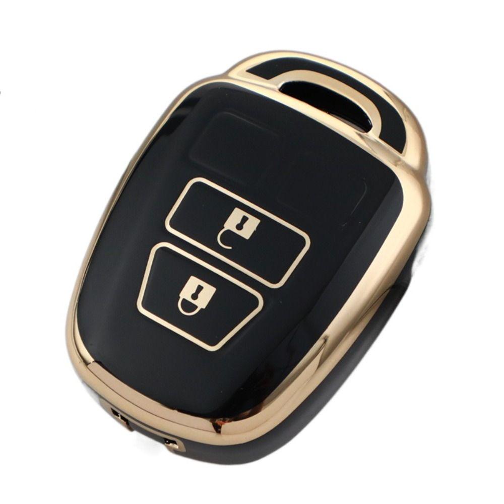 New 2/3/4 Butoons Car Key Case for Toyota/Corolla/Camry 2014 2015 Car Accessories Soft TPU Key Cover Shell Key Protector