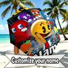 Custom Name Personalized PAC Print Umbrella, Auto Open Close, 8‑Rib Sturdy Frame, Commute Camping Hiking Use, Birthday Gift