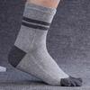Socks Breathable Thicken Men Sports Running Five Finger Toe Socks for Home