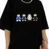 2026 Cartoon Jongen Print Mertra Korte Mouwen Zomer Nieuw Ademend Ronde Hals Losse Heren en Dames Casual Mertra T-shirt