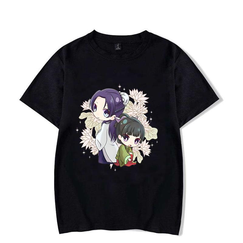New Fashion Anime The Apothecary Diaries Printed T-shirts Men Women Summer Casual Short Sleeved T-shirts Round Neck Tops