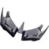 Motorcycle Front Winglet For Y&AMAHA YZF R3 R25 2014-2018 Motorbike Fairing Aerodynamic Winglet Front Cover ABS Carbon Fibre Style Motorbike Airfoil