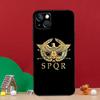 SPQR Roman Imperial Legion Phone Case For iPhone 15 13 11 12 14 Pro Max XS Plus X XR 12 13 Mini Soft Cover