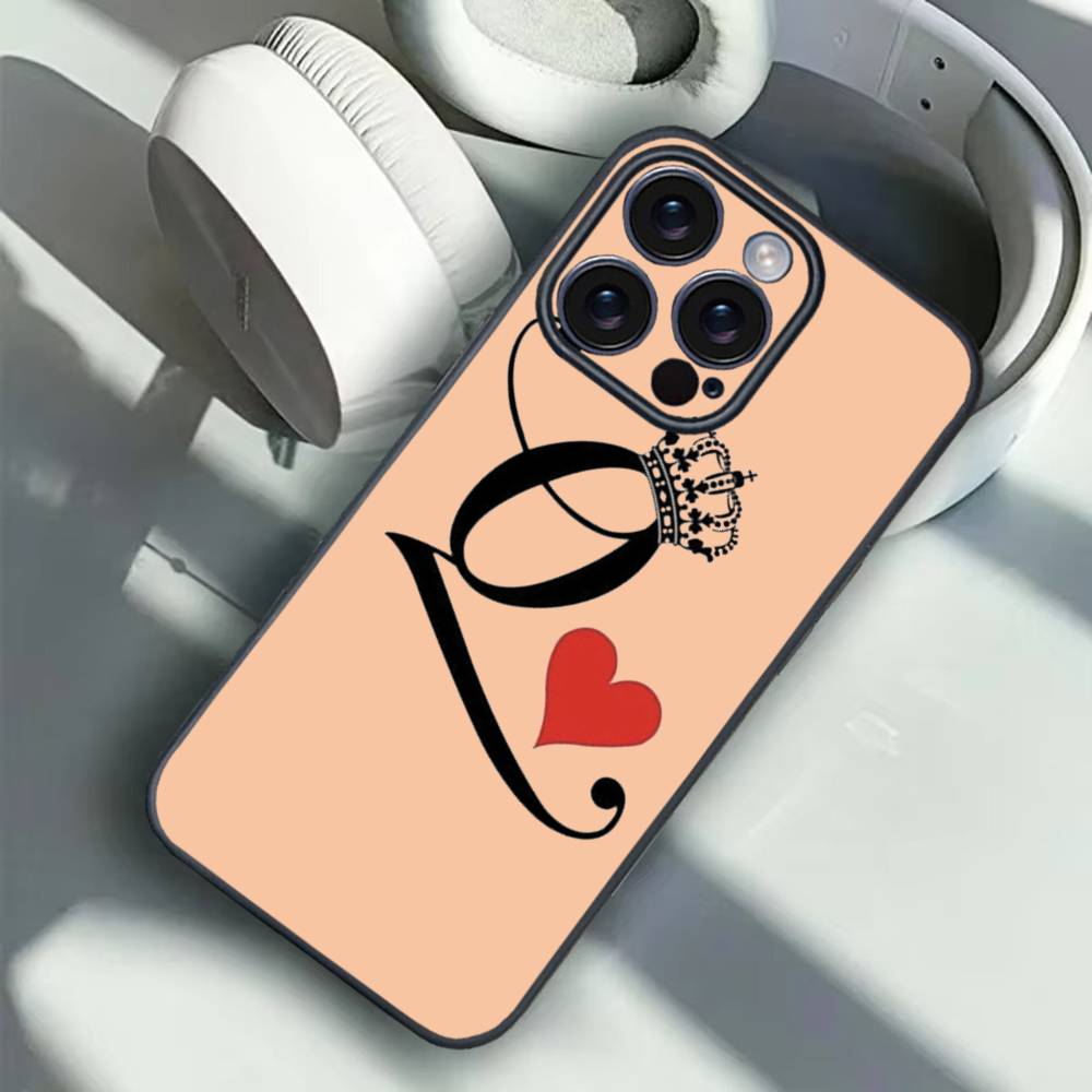 1PC Black and white king and queen Phone Case For iPhone 16 15 14 13 12 17 PRO MAX PLUS Mini TPU Soft to Skin-friendly case iPhone14plus