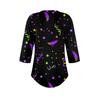 Womens T Shirts 3/4 Sleeve Shirts Solid Color Pullover Summer Spring Tops Blouses