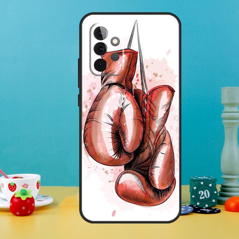 Boxing Gloves Case For Samsung Galaxy A55 A56 A36 A54 A34 A14 A05 A16 A26 A12 A32 A52 A13 A33 A53 A15 A35