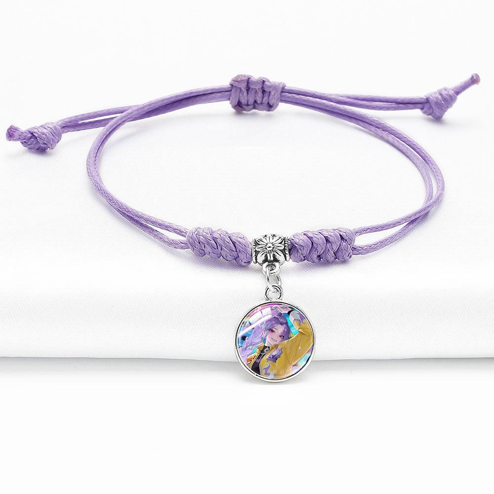 Simple Stylish Woven Bracelet Rumi Zoey Mira Diamond Knot Jewelry Adjustable Pendant Bracelet