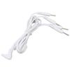 2.35mm Electrode Heat Wires 3.94ft TENS Unit Replacement Lead Wires Connector Cables for Electrotherapy Instruments