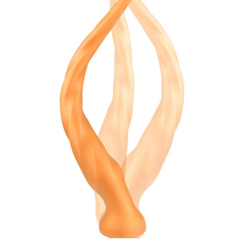 Extended Butt Plug Soft Silicone Masturbator Anal Expander Sex Toys Realistic Penis Strap On Dick Fisting BDSM Dragon Dildo