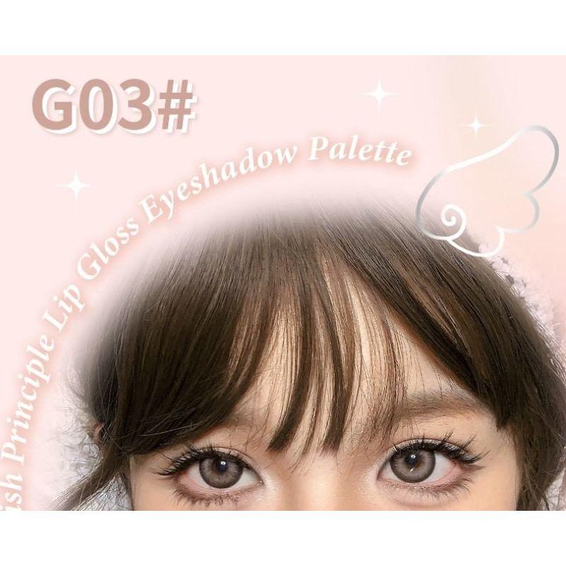 GOGO TALES - Lip Gloss Eyeshadow Palette Set - 3 Type