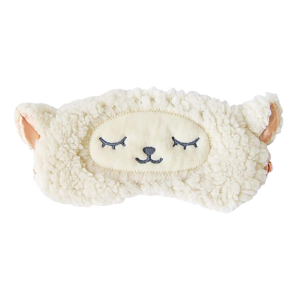 3D Cute Breathable Eye Mask Made from Natural Silk and Plush