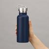 520ml Metal Handle Thermos Bottle with Handle Double Vacuum and Cold Water with Perfect for Outdoor and as a Gift for Day Insulated, Insulated,