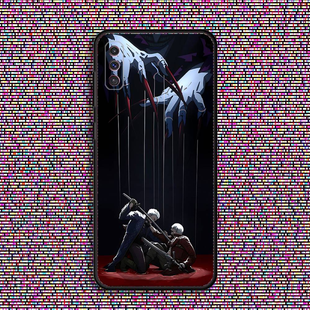 D-Devil M-May C-Cry Dante Phone Case For Samsung S 25,24,23,22,30,21,10,9,Ultra,Plus,Lite,FE,4,5 G Black Soft Case