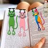2D Acrylic 3-Piece Cat Bookmark Set