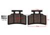 High-Performance Off-Road Brake Pads for ATV Beach Buggy and CRF, Little Dinosaur/Bull Friction Pads