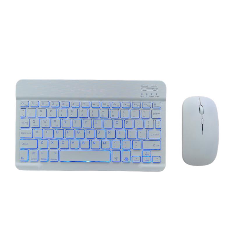 Universal Silent Rechargeable Bluetooth Keyboard for iPad, Mobile Phone, and Tablet
