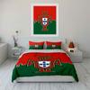 "Portugal FPF Flag Bedding Set" Bedding Duvet Cover Set Duvet Cover Pillowcases  (1 * Duvet Cover 2 * Pillowcases, Without Duvet Insert)