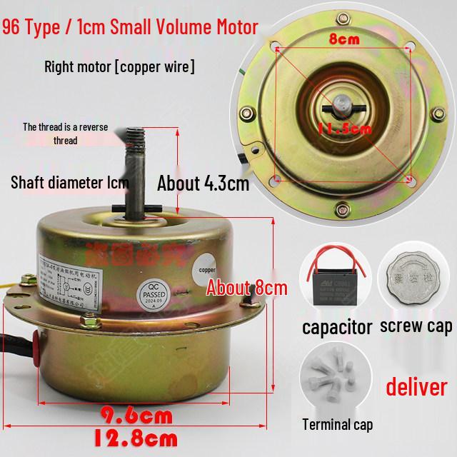 

Dual Direction Range Hood Motor - 96 Type, 10 Shafts, Free Shipping