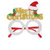 Red Santa Claus Eyeglasses Christmas Decorative Glasses Party Decorations Christmas Frame Glasses