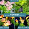 LED Solar Outdoor Garden Lights Waterproof Garland Light Garden Lawn Street Christmas Party Decora Solar Powered Flowers Lamp