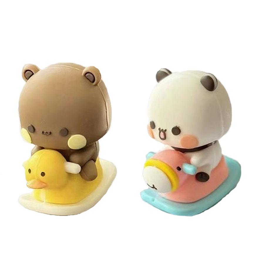 

1/6CM Cute Kawaii Bubu Dudu Panda Bear Figure Mini Collectible Animal Toy Doll Ornament Gift