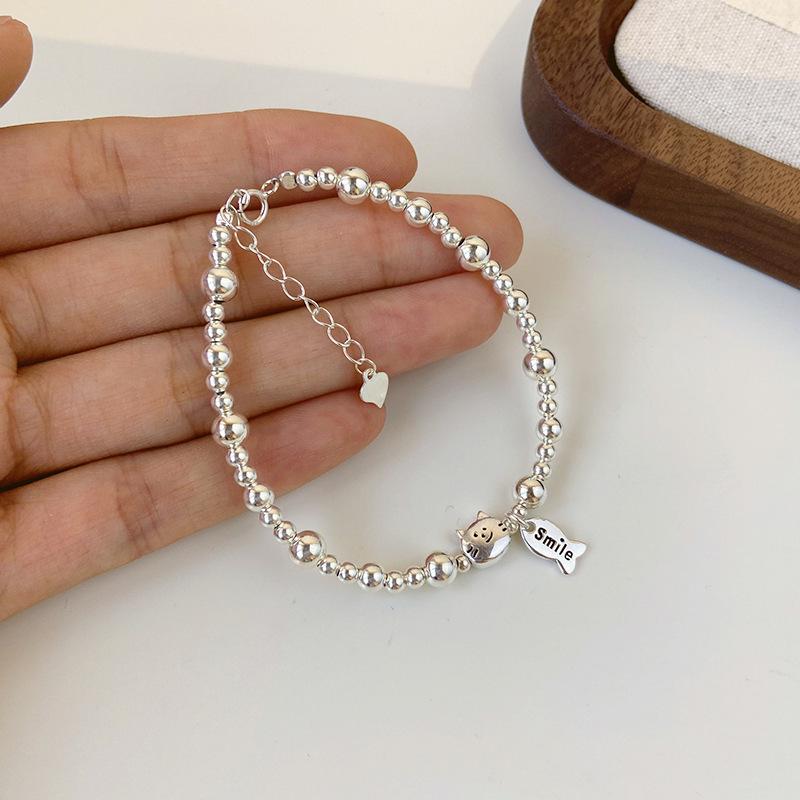 

Summer Light Luxury Cute Kitten & Fish Bracelet for Women - Exquisite Best Friend Gift, Sweet Style for Students & Couples