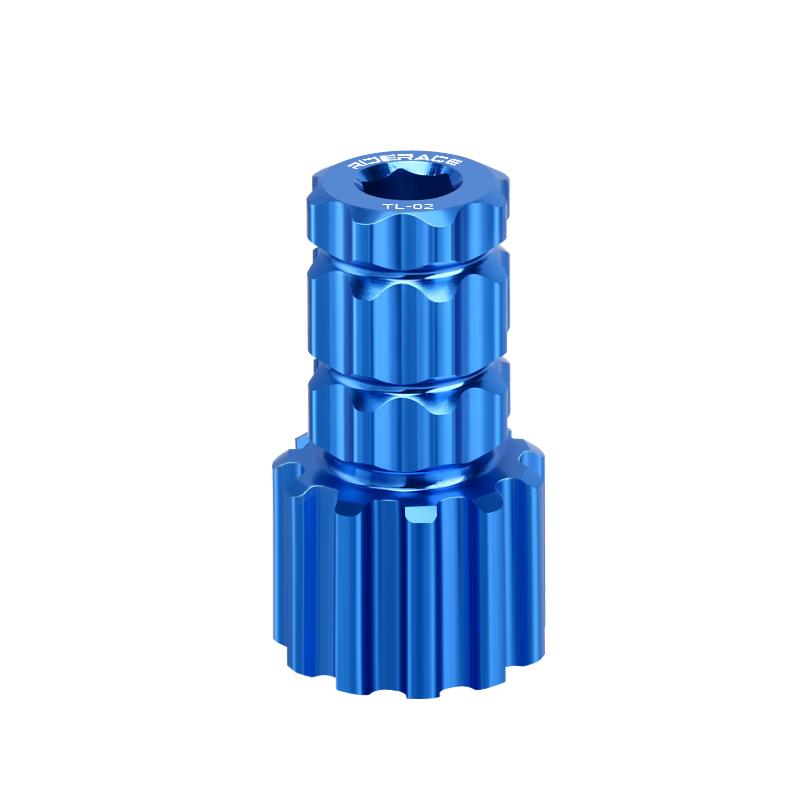 

Инструмент для снятия и установки шатуна велосипеда, пылезащитный колпачок шатуна велосипеда, ключ для полого болта шатуна Shimano XTR M9100 для велоспорта синий