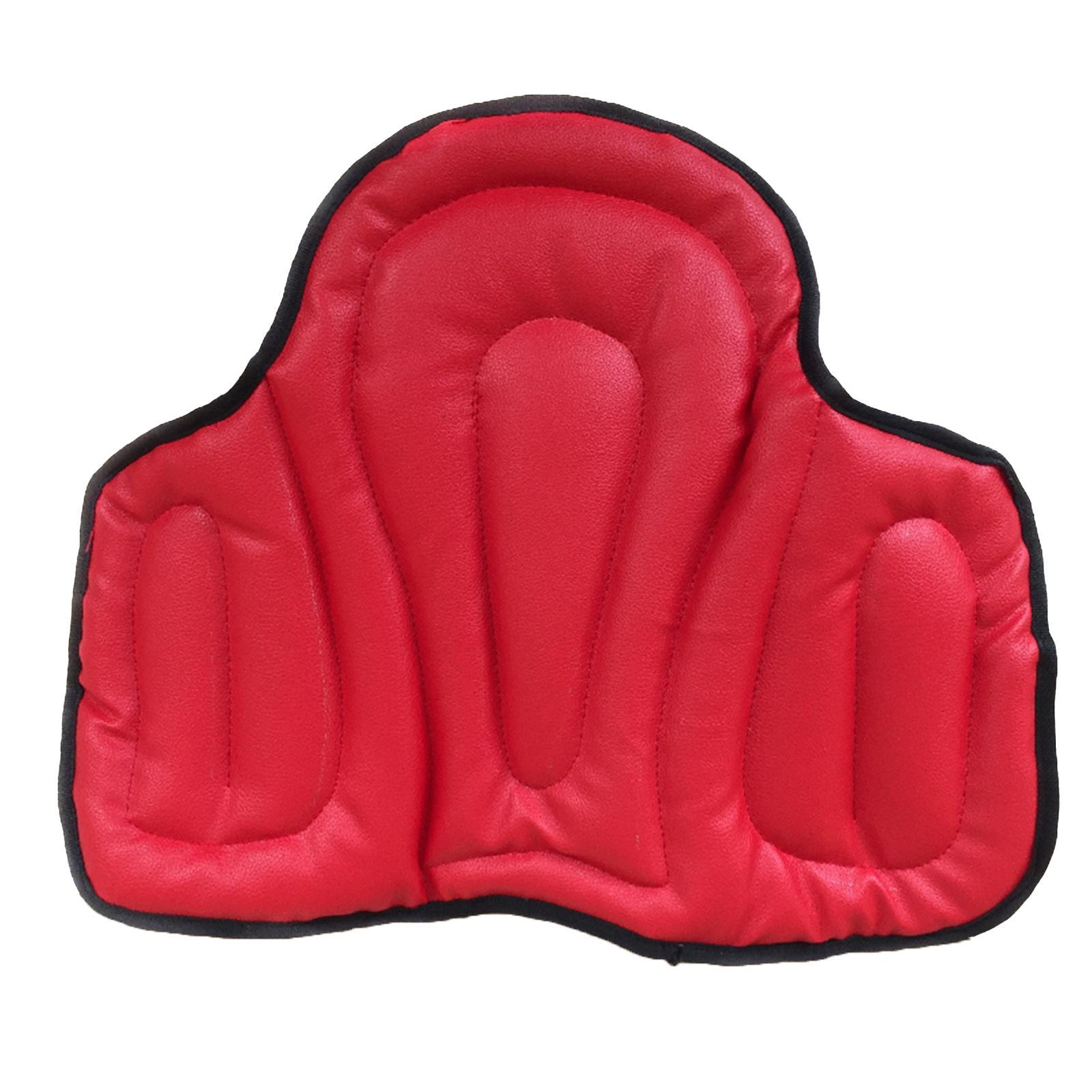 

Thickened PU Leather Horse Riding Saddle Pad Equestrian Equipment with Sponge for Comfortable Riding Experience красный
