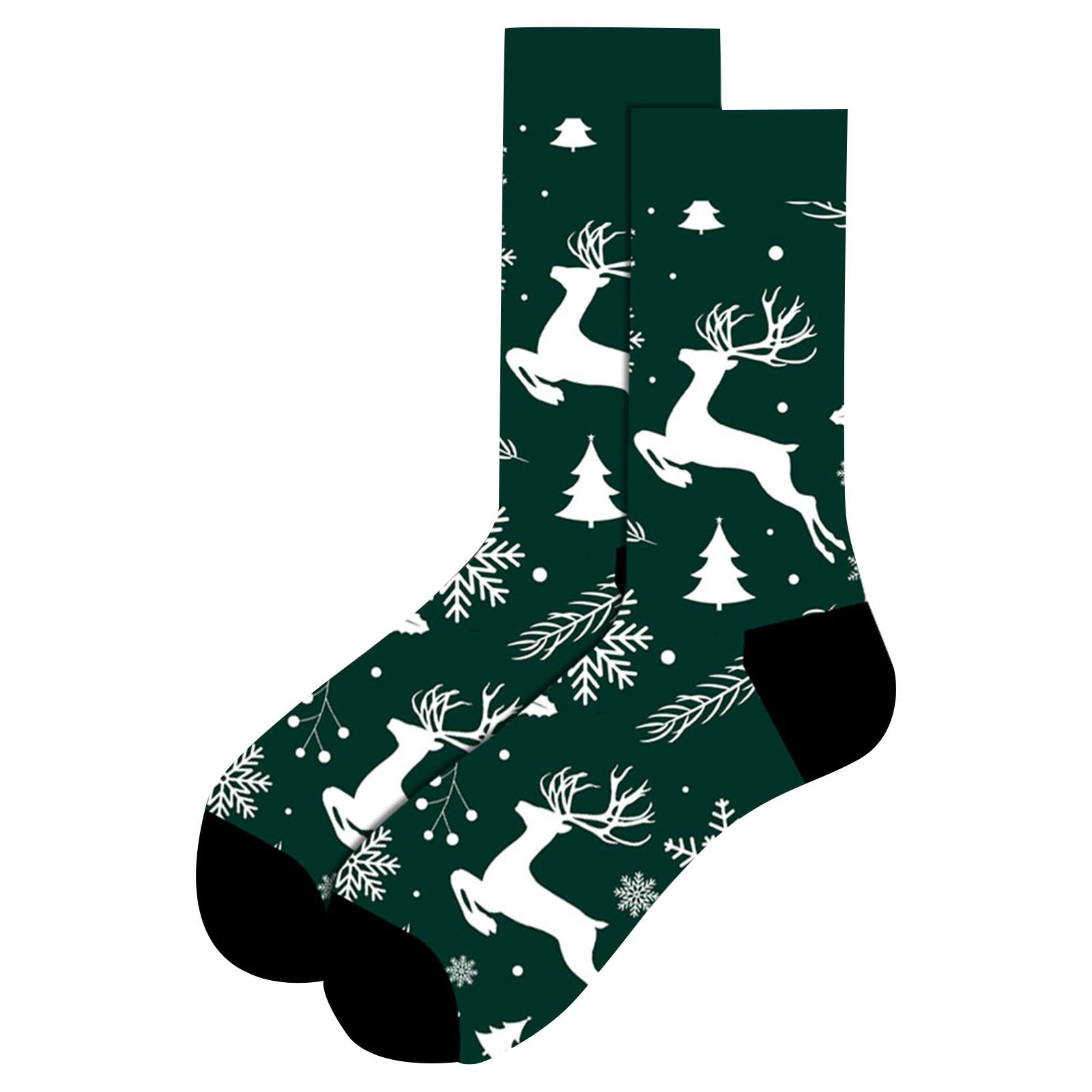 

Мужские рождественские носки для мужчин, повседневные спортивные носки с ватным тампоном, теплые носки для отдыха One Size