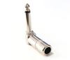 Audiophile Standard Plug 6.3mm Mono Male Right Angle Connector for DIY Switchcraft Guitar Shielded Patch Cables (Set of 2) Bulk