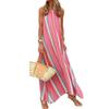 European and American Fashion 2024 Bohemian Print Sling Dress - New Arrivals
