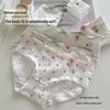 Breathable Floral Print Women's Briefs - Soft, Antibacterial, High Elasticity, Cotton Crotch, Skin-Friendly Comfort