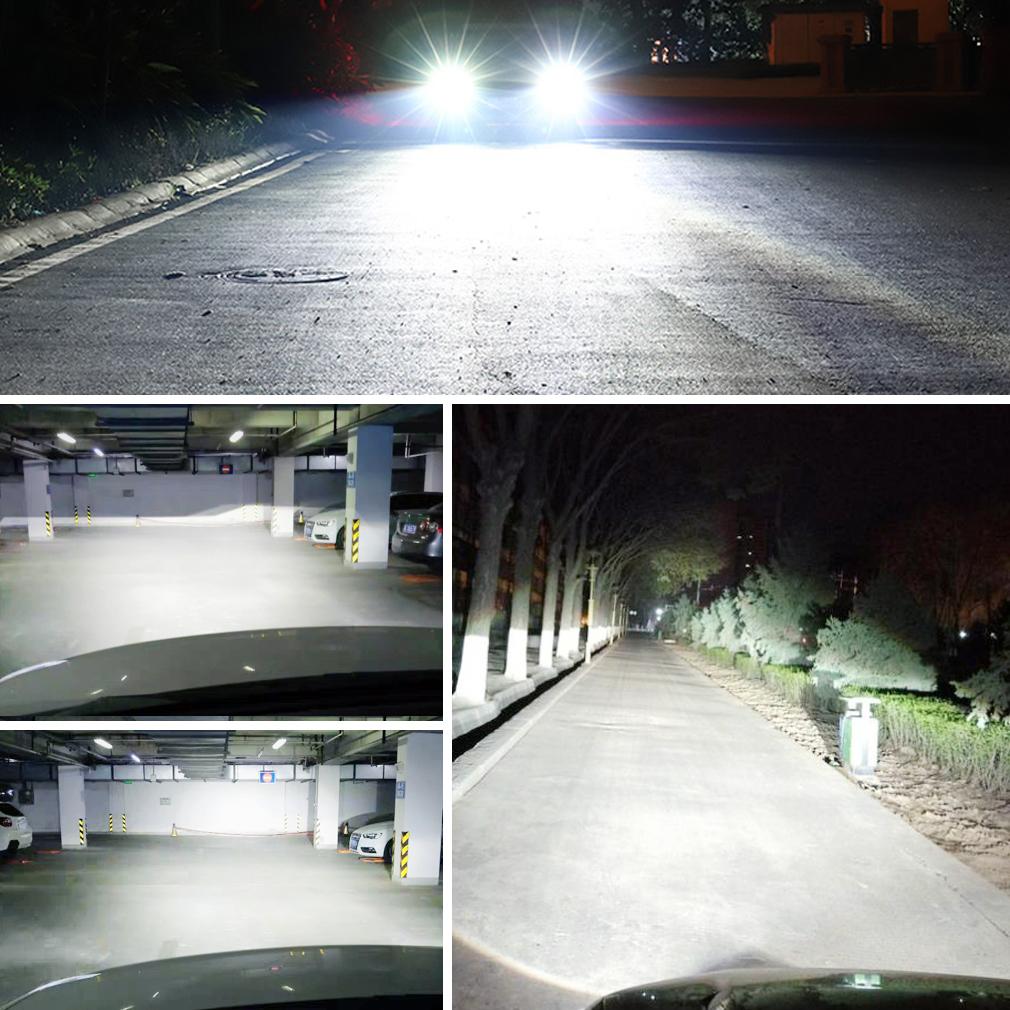2 ks H4 LED žárovky do světlometů s duální projektorovou čočkou 40000LM 100W CANBUS Turbo Auto Lampa H4 Led Motocyklový Dálkový Potkávací Světlomet 12V 24V 6500K LHD RHD